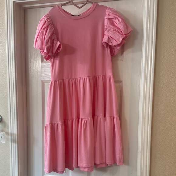 Pink Ruffled Dress - Picture 1 of 2